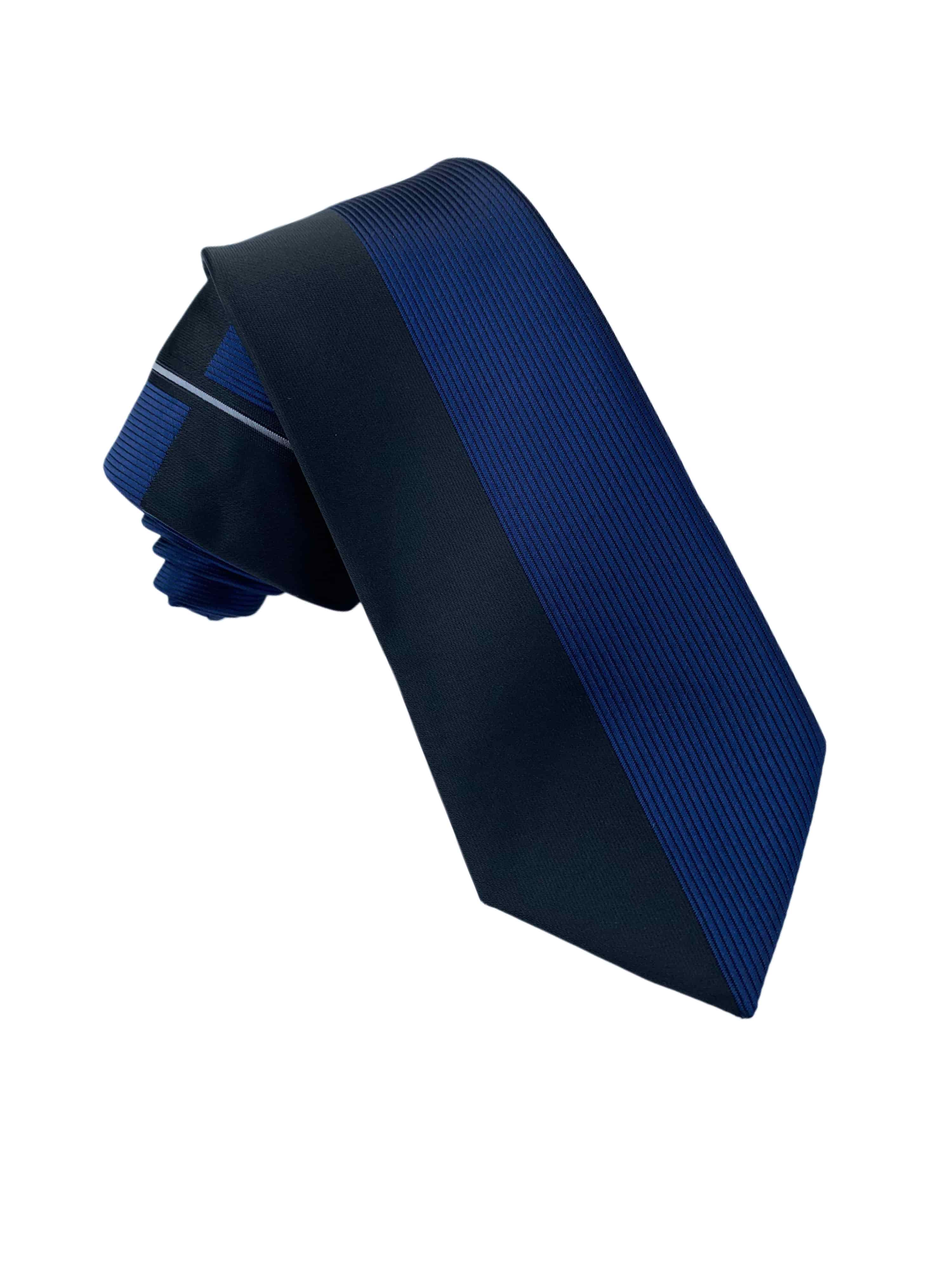 Two-Tone Diagonal Stripe Tie