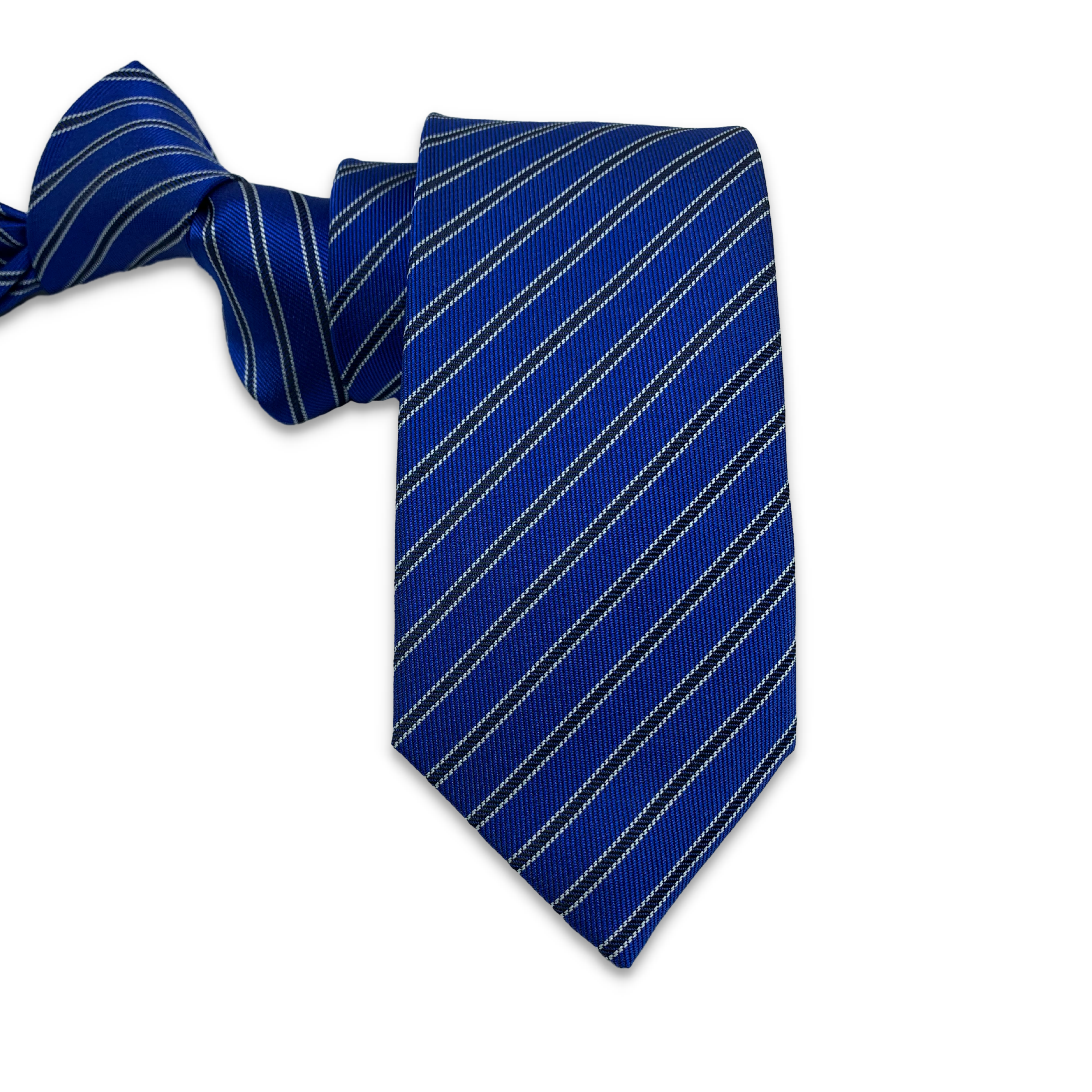 Blue / Grey & black stripes