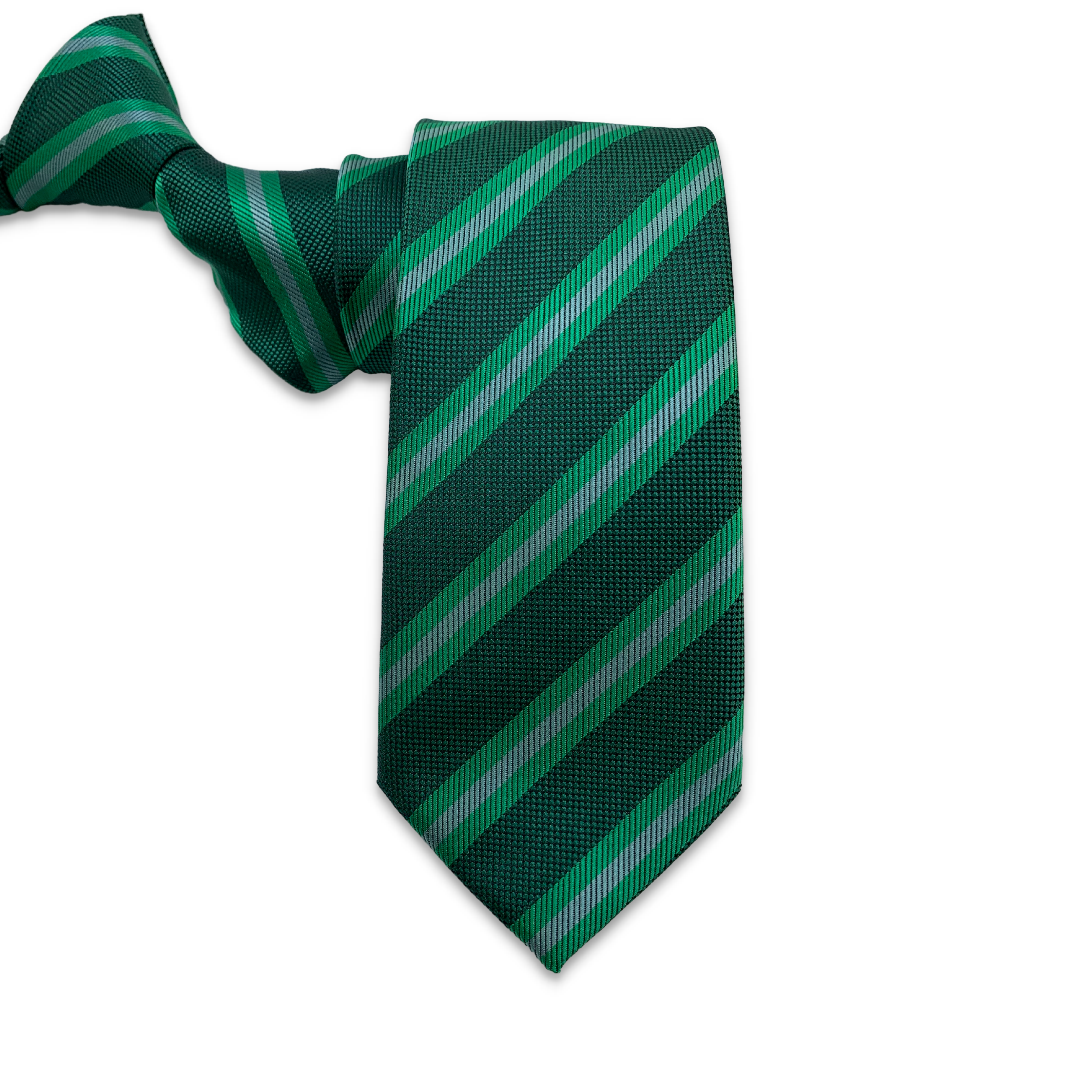 Green / Light Green & Grey stripes