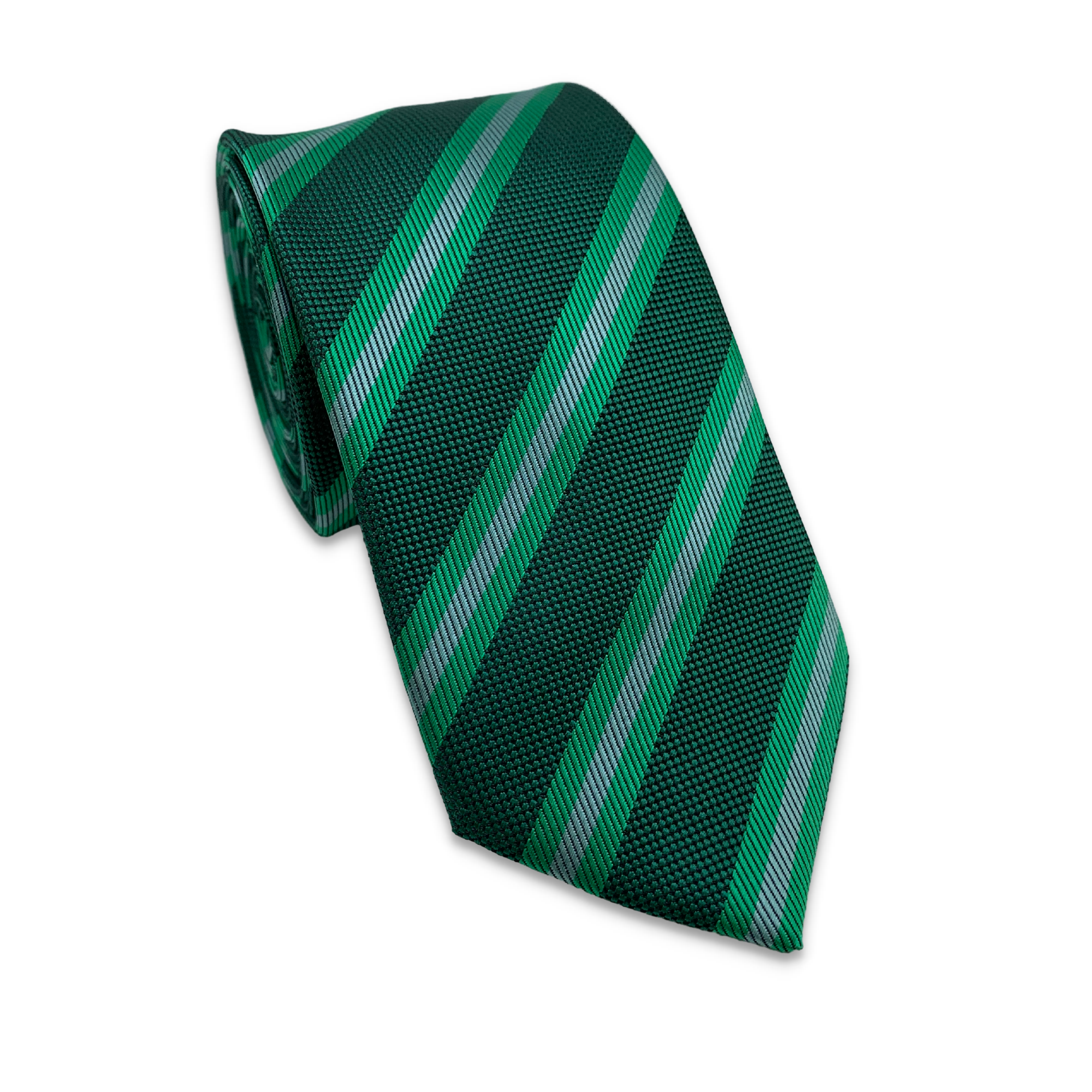 Green / Light Green & Grey stripes